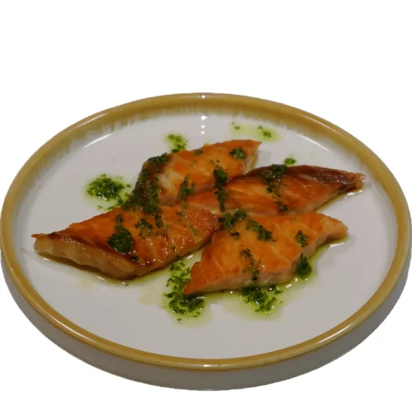 Salmón a la plancha