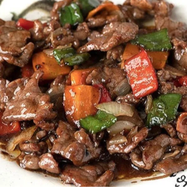 Ternera salteada al estilo Sichuan