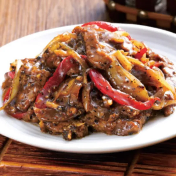 Ternera a la pimienta negra