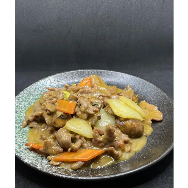 Ternera al curry tailandés