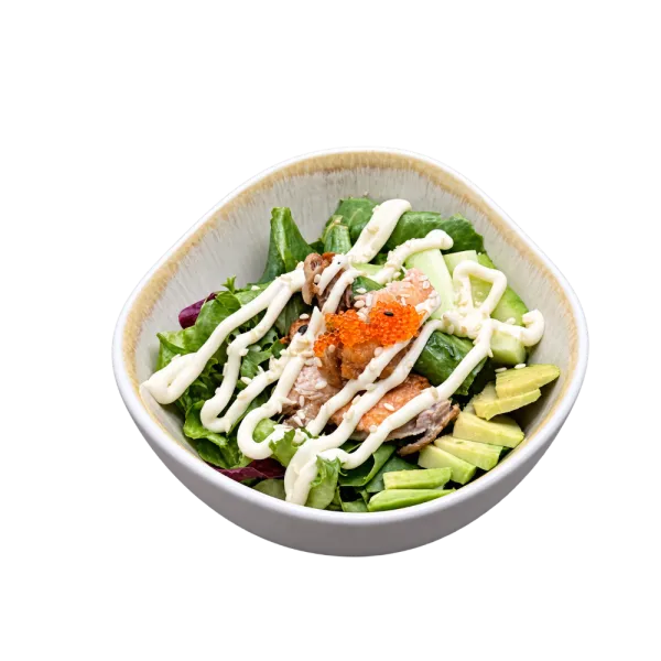 Ensalada de salmón cocido