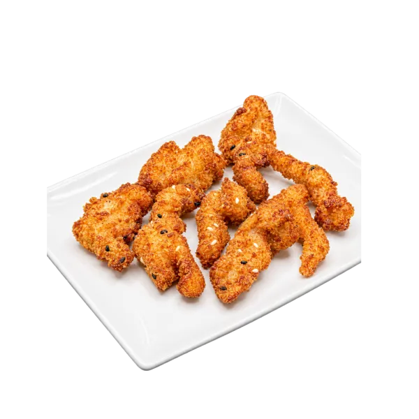 Pollo frito empanado