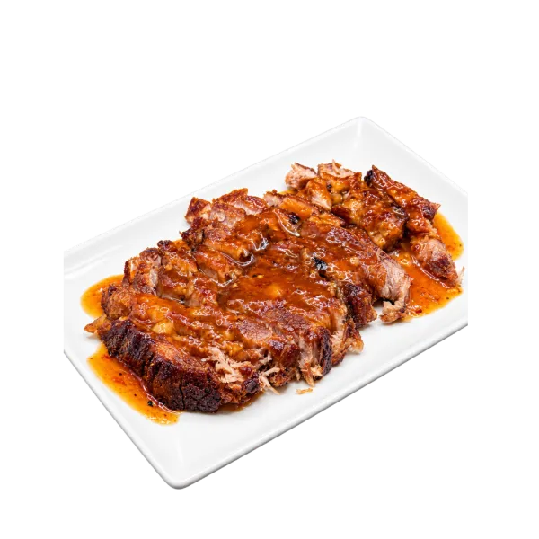 Cerdo asado con salsa picante