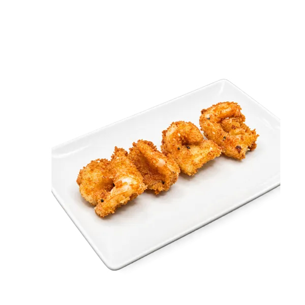 Gambas con sésamo