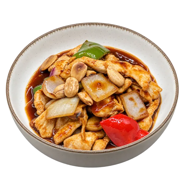 Pollo con almendras