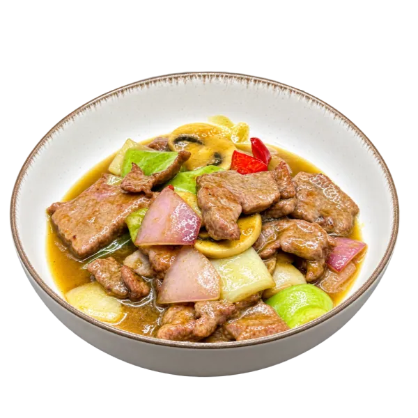 Ternera al curry tailandés