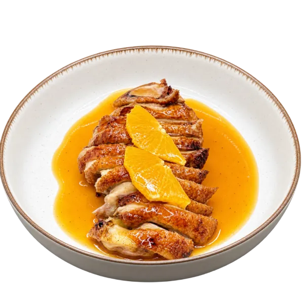 Pato a la naranja