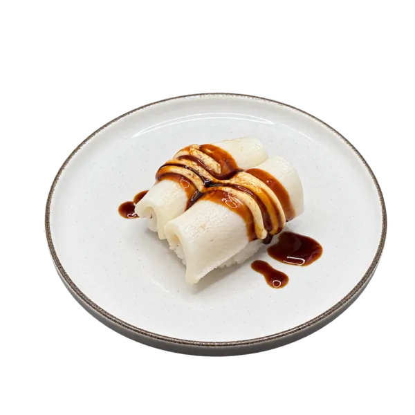 Nigiri de pez mantequilla flambeado