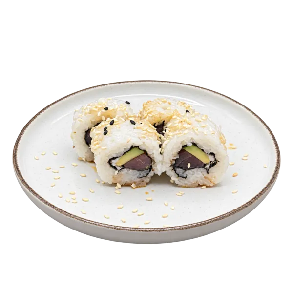 Uramaki atun picante pepino
